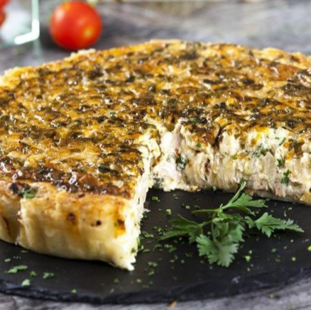 Quiche de atum (familiar)